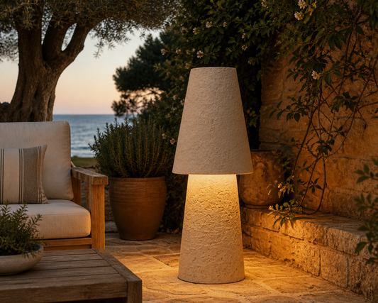 Textured Poco Floor Lamp