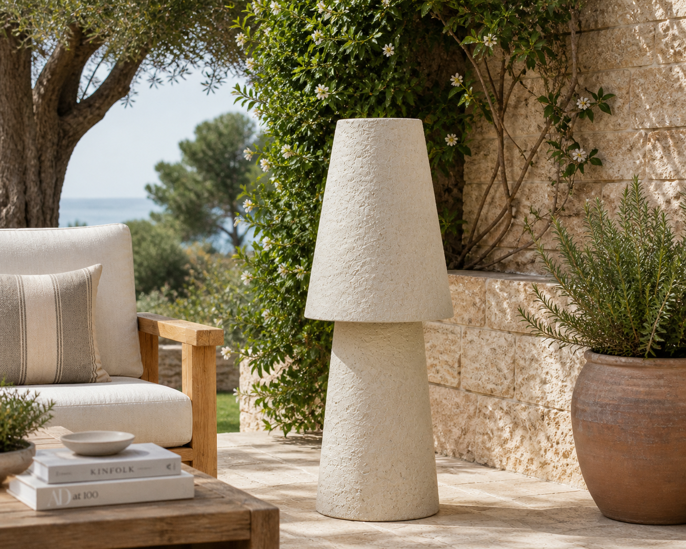 Textured Poco Floor Lamp